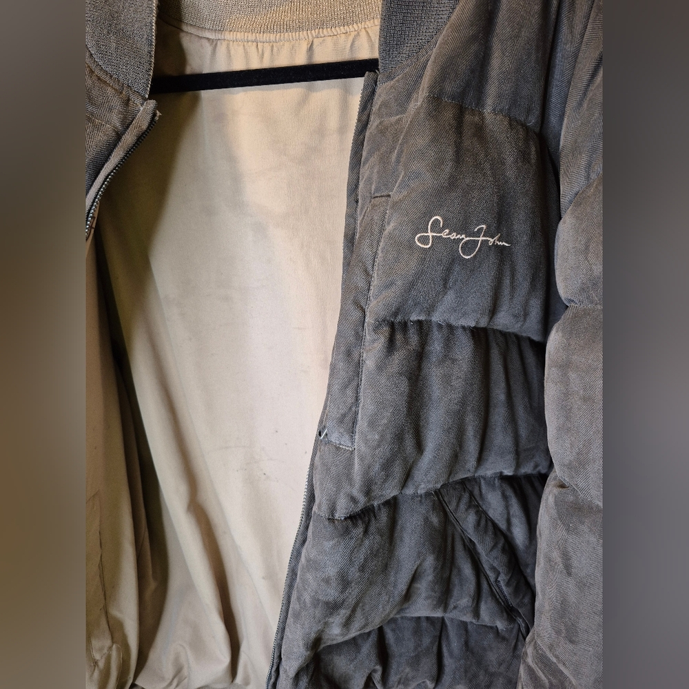 Sean John Reversible Puffer Jacket - Picture 8 of 11